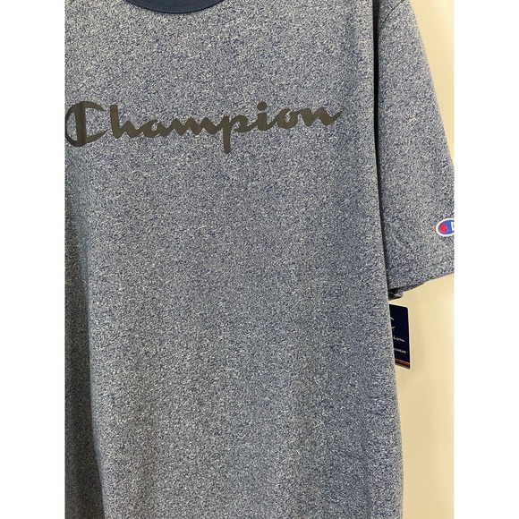 "Champion Men's Heritage Heather Blue T-Shirt 161, Size Large" - Picture 2 of 5